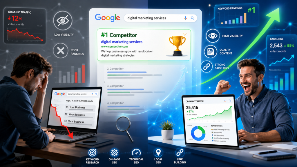 Why Your Competitors Appear on Google While You Don't
